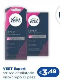 Acqua & Sapone VEET Expert strisce depilatorie viso/corpo offerta