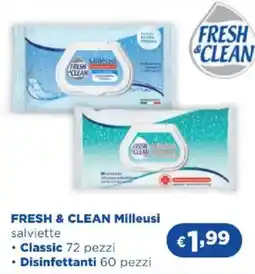 Acqua & Sapone FRESH & CLEAN Milleusi salviette offerta
