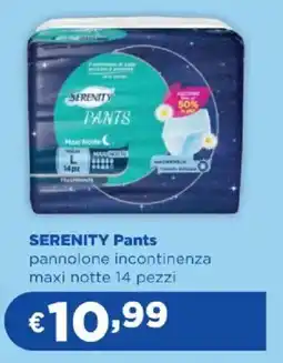 Acqua & Sapone SERENITY Pants pannolone incontinenza maxi notte offerta