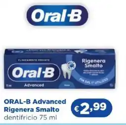 Acqua & Sapone ORAL-B Advanced Rigenera Smalto dentifricio offerta