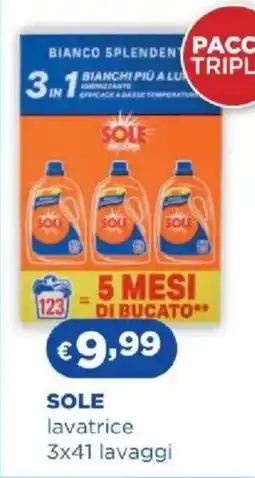 Acqua & Sapone SOLE lavatrice offerta
