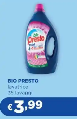 Acqua & Sapone BIO PRESTO lavatrice offerta