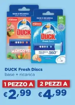 Acqua & Sapone DUCK Fresh Discs base + ricarica offerta