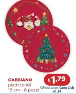 Acqua & Sapone GABBIANO piatti tondi offerta