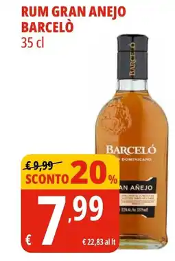 Tigros Rum gran anejo BARCELÒ offerta