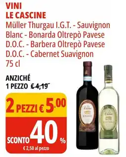 Tigros Vini LE CASCINE 2 Pezzi offerta
