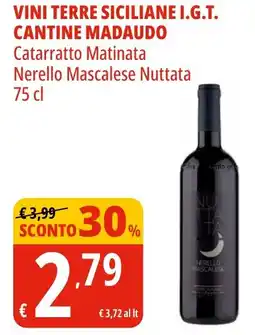 Tigros Vini terre siciliane i.g.t. CANTINE MADAUDO offerta