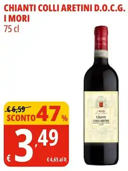 Tigros Chianti colli aretini d.o.c.g. I MORI offerta