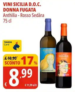 Tigros Vini sicilia d.o.c. DONNA FUGATA offerta