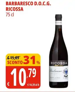 Tigros Barbaresco d.o.c.g. RICOSSA offerta