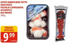 Tigros Astice americano cotto oggi pesce polpa di cappasanta atlantica BLU MARES offerta