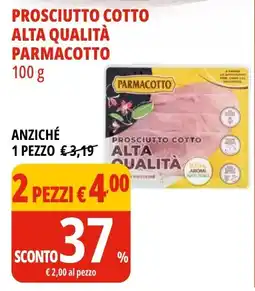 Tigros Prosciutto cotto alta qualità PARMACOTTO offerta