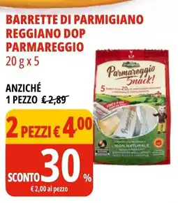 Tigros Barrette di parmigiano reggiano dop parmareggio GRANTERRE offerta