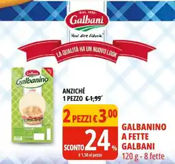 Tigros Galbanino a fette GALBANI offerta