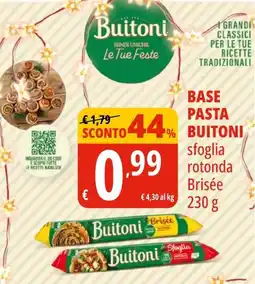Tigros Base pasta BUITONI offerta