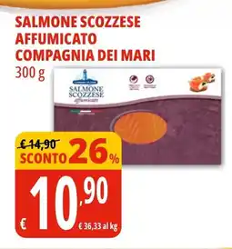 Tigros Salmone scozzese affumicato COMPAGNIA DEI MARI offerta