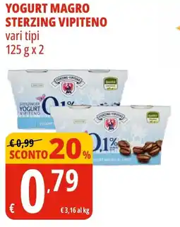 Tigros Yogurt magro STERZING VIPITENO offerta