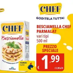 Tigros Besciamella chef PARMALAT offerta