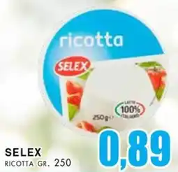 La Mimosa Supermercati Selex ricotta offerta