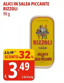 Tigros Alici in salsa piccante RIZZOLI offerta