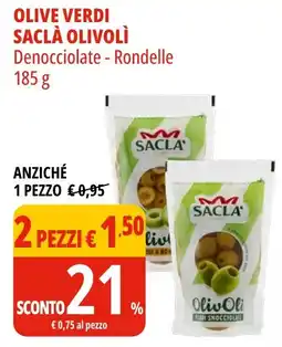 Tigros Olive verdi saclà olivolì offerta