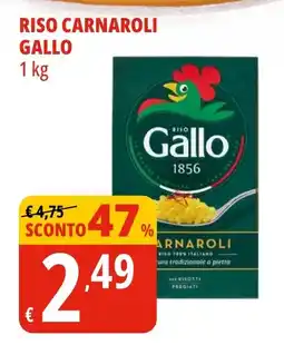 Tigros Riso carnaroli GALLO offerta