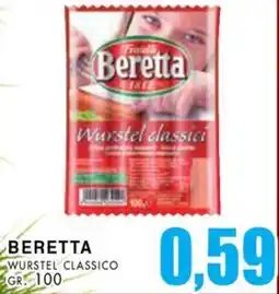 La Mimosa Supermercati Beretta wurstel classico offerta