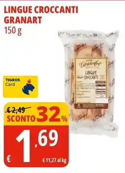 Tigros Lingue croccanti GRANART offerta