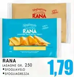 La Mimosa Supermercati Rana lasagne offerta