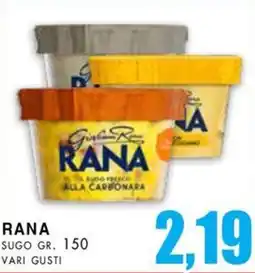 La Mimosa Supermercati Rana sugo offerta