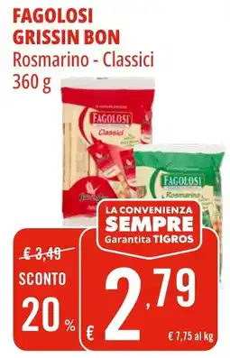 Tigros Fagolosi GRISSIN BON offerta
