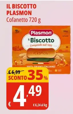 Tigros Il biscotto PLASMON offerta