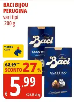 Tigros Baci bijou PERUGINA offerta
