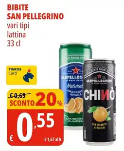 Tigros Bibite SAN PELLEGRINO offerta