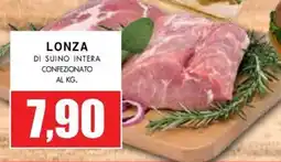 La Mimosa Supermercati Lonza di suino intera confezionato offerta