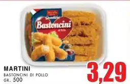 La Mimosa Supermercati Martini bastoncini di pollo offerta