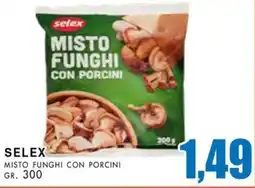 La Mimosa Supermercati Selex misto funghi con porcini offerta