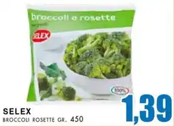 La Mimosa Supermercati Selex broccoli rosette offerta