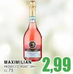 La Mimosa Supermercati Maximilian prosecco rose dry offerta