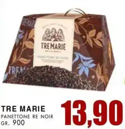 La Mimosa Supermercati Tre marie panettone re noir offerta