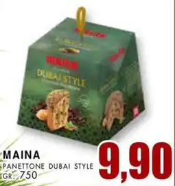 La Mimosa Supermercati Maina panettone dubai style offerta