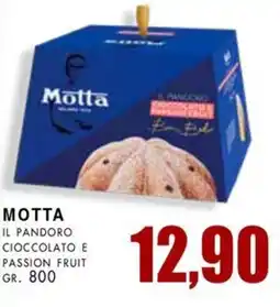 La Mimosa Supermercati Motta il pandoro cioccolato e passion fruit offerta