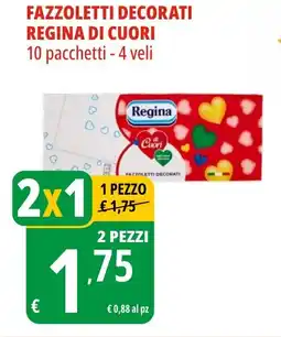 Tigros Fazzoletti decorati regina di cuori offerta