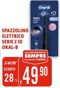 Tigros Spazzolino elettrico serie 2 10 ORAL-B offerta