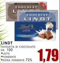 La Mimosa Supermercati Lindt tavoletta di cioccolato offerta