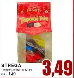La Mimosa Supermercati Strega torroncini teneri offerta