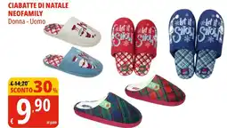 Tigros Ciabatte di natale neofamily donna - uomo offerta