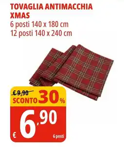 Tigros Tovaglia antimacchia xmas offerta