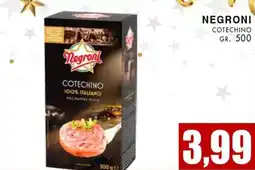 La Mimosa Supermercati Negroni cotechino offerta