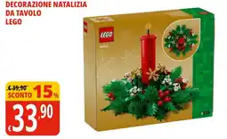 Tigros Decorazione natalizia da tavolo LEGO offerta